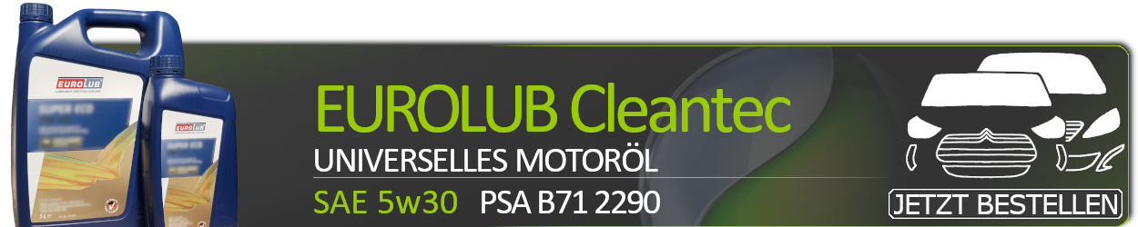 Eurolub Motoröl 5W30 Cleantec (Mid Saps)