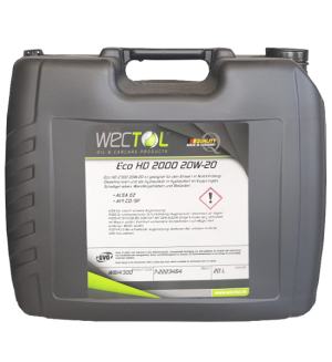 Wectol Motoröl 20W20 Eco HD 2000 20W-20 / 20 Liter