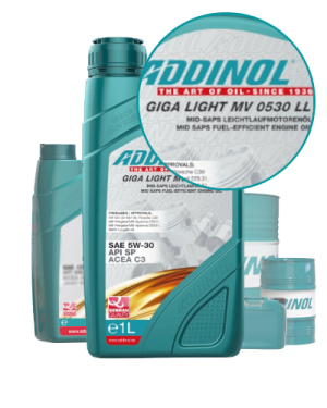 Addinol Giga Light MV 0530 LL 5w30 Motoröl 5w-30 Gruppe