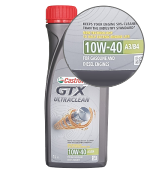 Castrol Motoröl 10W40 GTX Ultraclean A3 10W-40