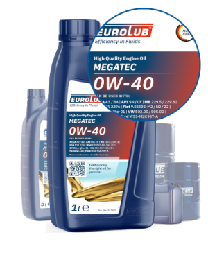 Eurolub Motoröl 0W40 Megatec 0W-40 
